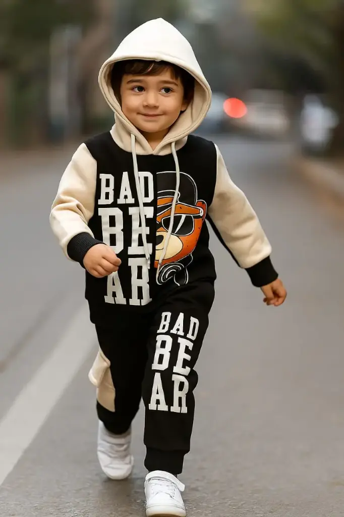 Hoodies with Sweatshirt & Trousers(HS026) (2-3 years)