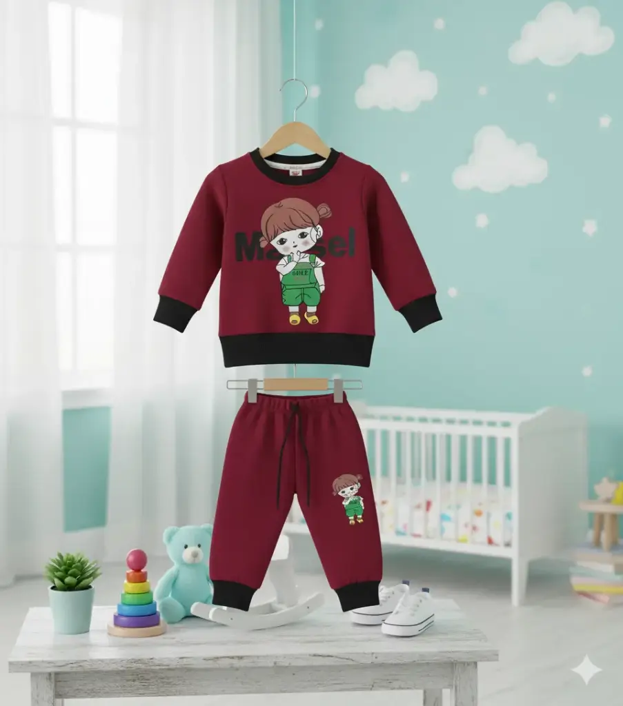 Sweatshirt & Trousers Set(HS019) (1-2y)