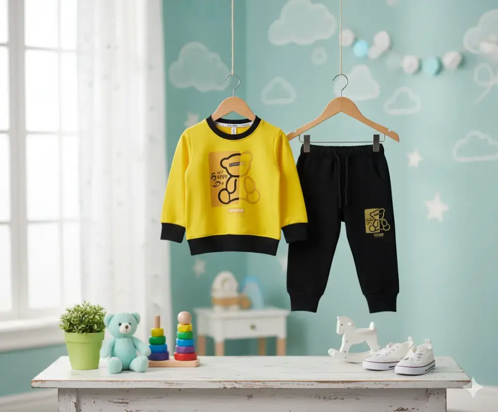 Sweatshirt & Trouser Set(HS024) (5-6y)