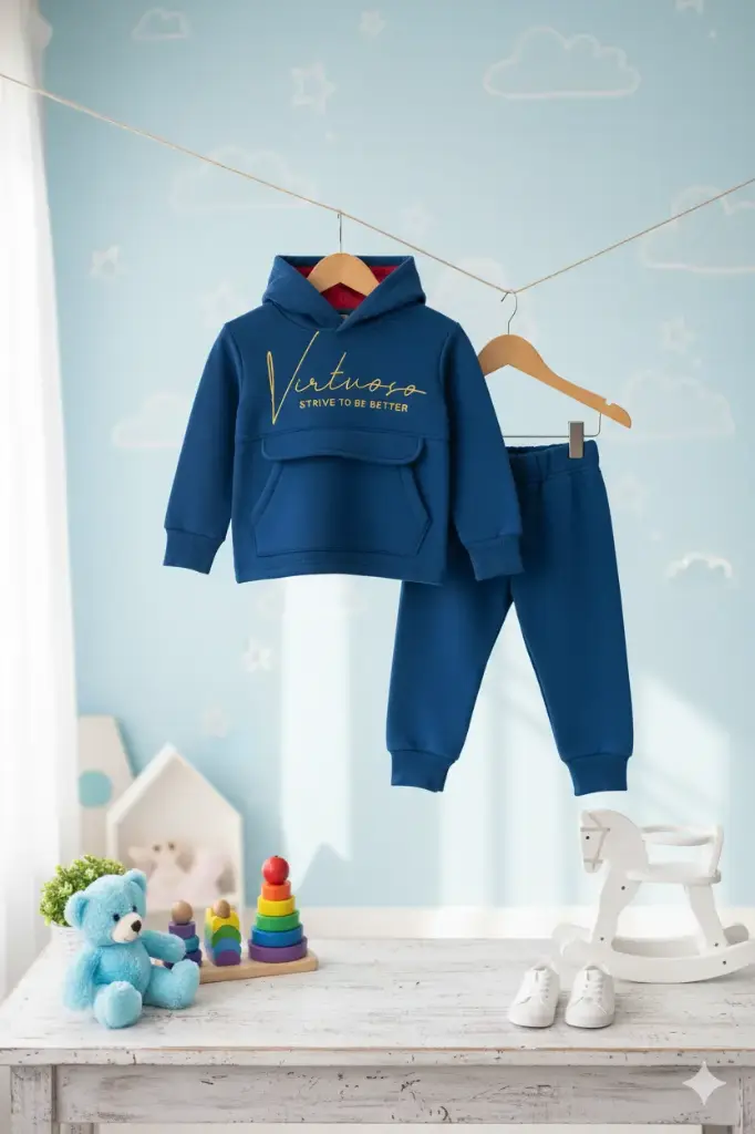 Sweatshirt & Trousers with Hoodie(HS015)