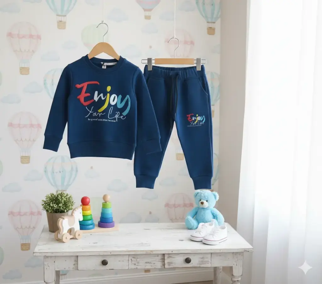 Sweatshirt and Trousers Set(HS025) (1-2y)